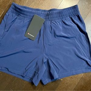Lululemon Pace Breaker shorts in navy blue